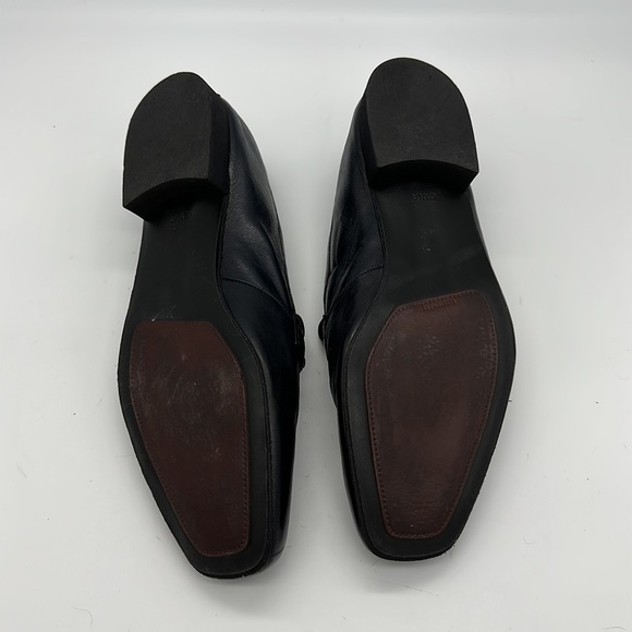 Vintage Pierre Cardin Navy Dress Shoes Loafers Size 10 - Picture 8 of 8